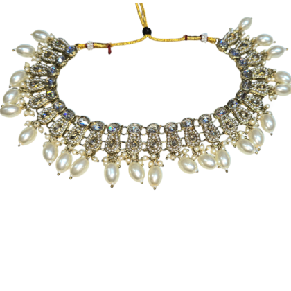 Wedding Collection Reverse AD Necklace| Reverse AD Wedding Jewelry| Traditional Reverse AD Necklace