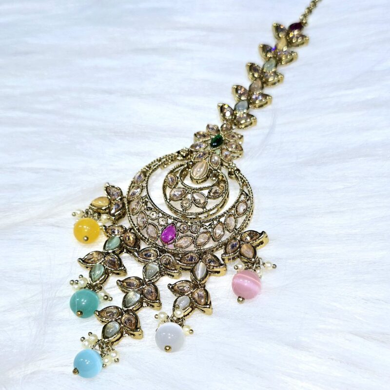 Wedding Collection Reverse AD Necklace| Reverse AD Wedding Jewelry| Traditional Reverse AD Necklace - Image 2