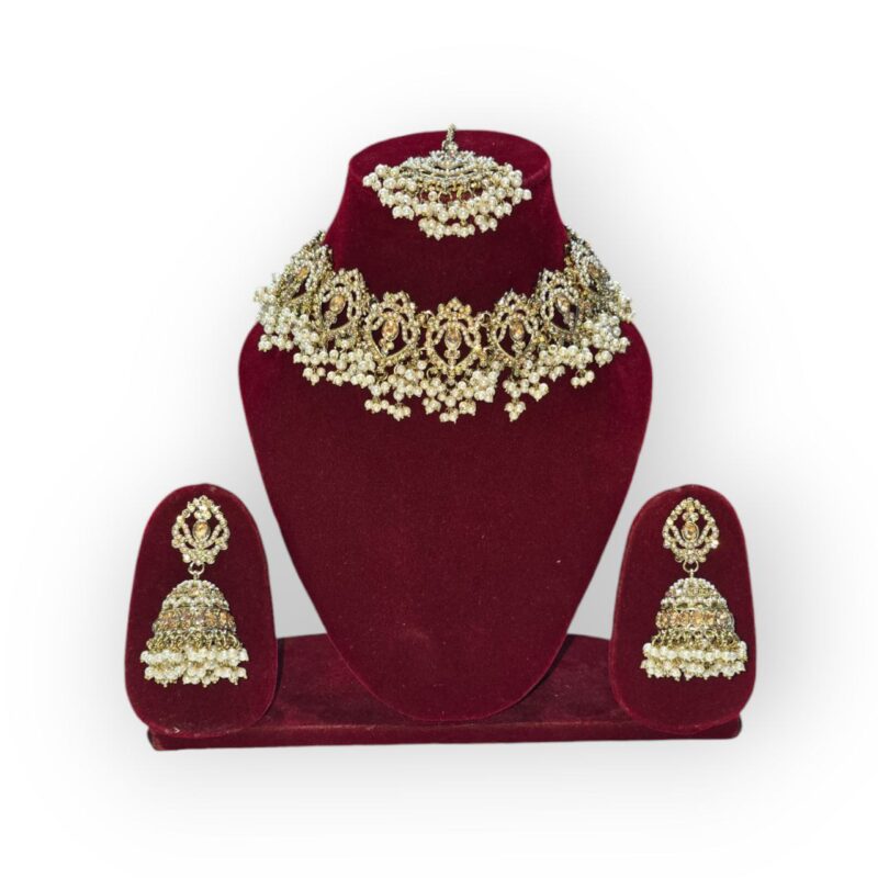 Pakistani jewelry Set, Indian jewelry Set , personalized jewelry , Necklace, Earrings - Image 7