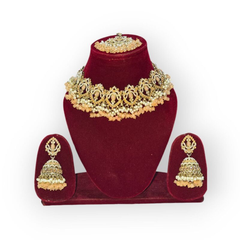 Pakistani jewelry Set, Indian jewelry Set , personalized jewelry , Necklace, Earrings - Image 6