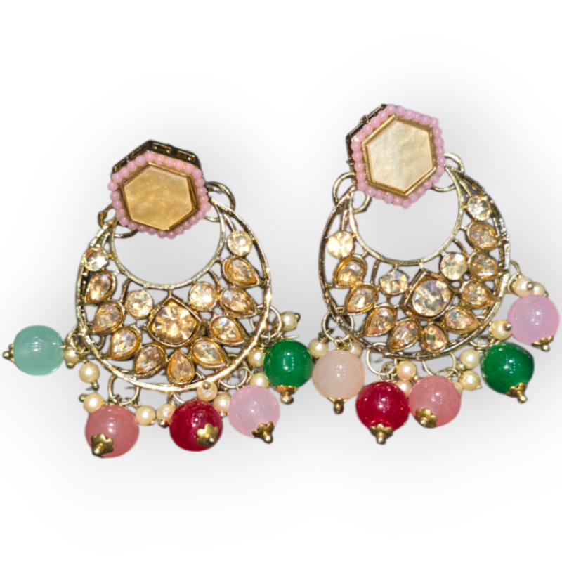 Pakistani jewelry Set, Indian jewelry Set , personalized jewelry , Necklace, Earrings - Image 2