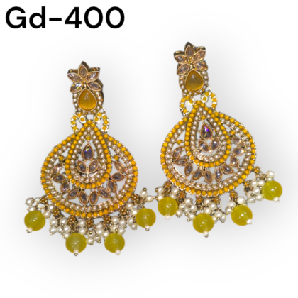 Looktouch Jewels Gold Plated Reverse AD Earrings