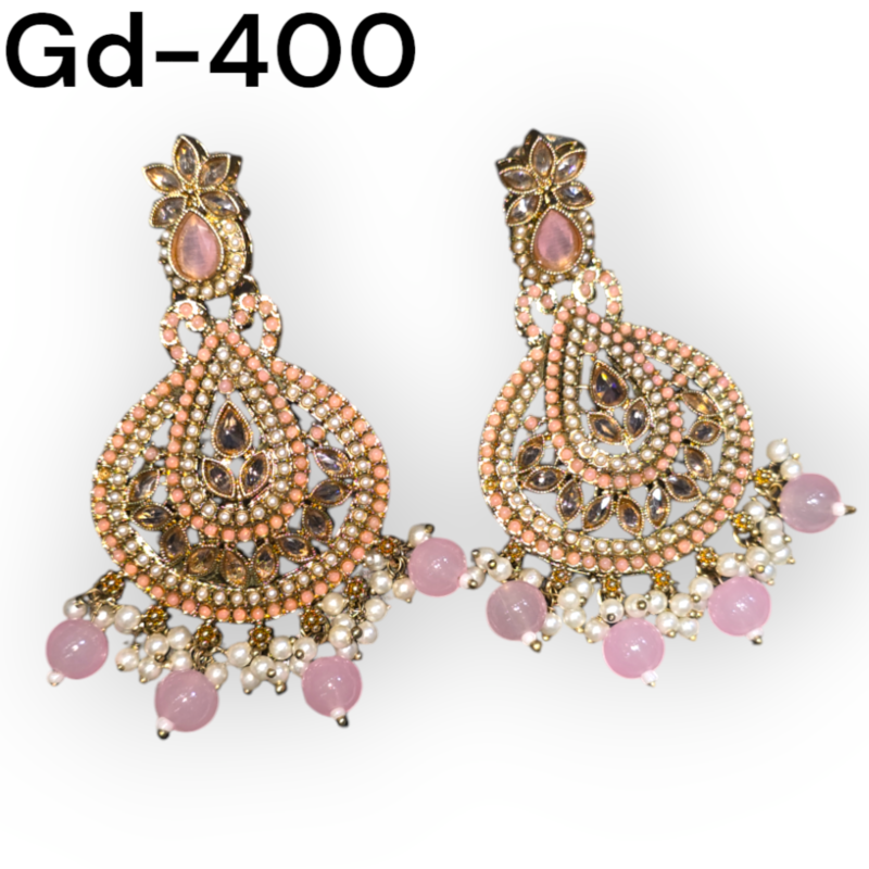 Looktouch Jewels Gold Plated Reverse AD Earrings - Image 2