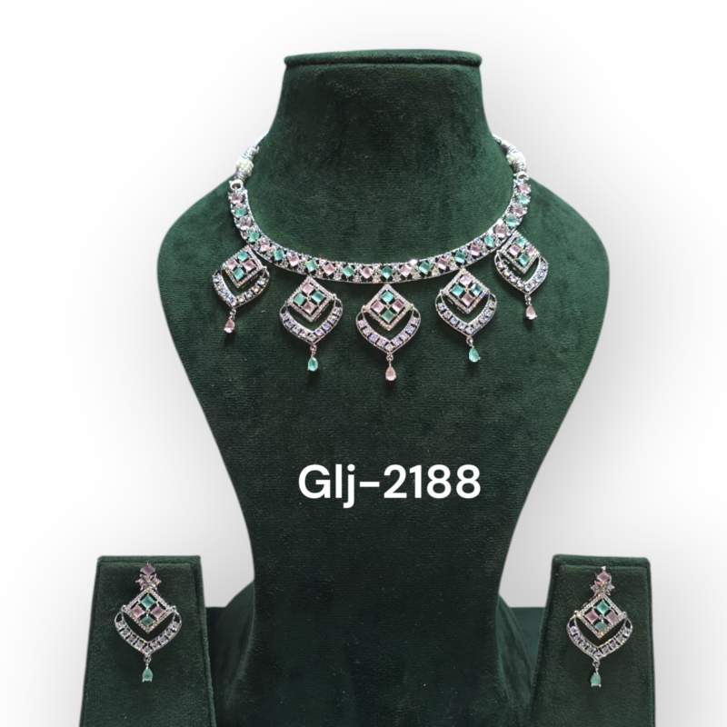 Necklace with Earrings Jewellery Set for Women Suited for Party, Wedding, Engagement