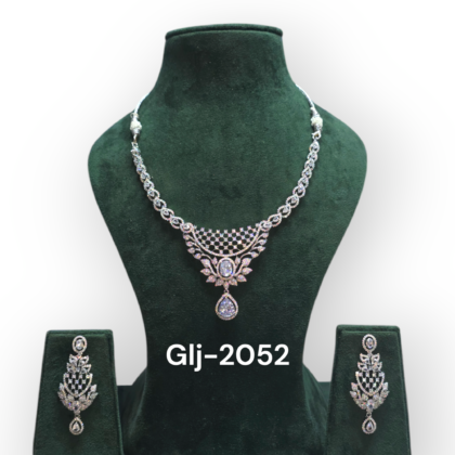 Necklace with Earrings Jewellery Set for Women Suited for Party, Wedding, Engagement